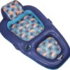 Aqua Luxury Water Lounge, X-Large, Inflatable Pool Float with Headrest, Backrest & Footrest, Palm Beach Flamingo