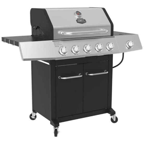 cac05c1f6d8940ceb350fbe994002e2c Expert Grill 5-Burner Propane Gas Grill with Side Burner