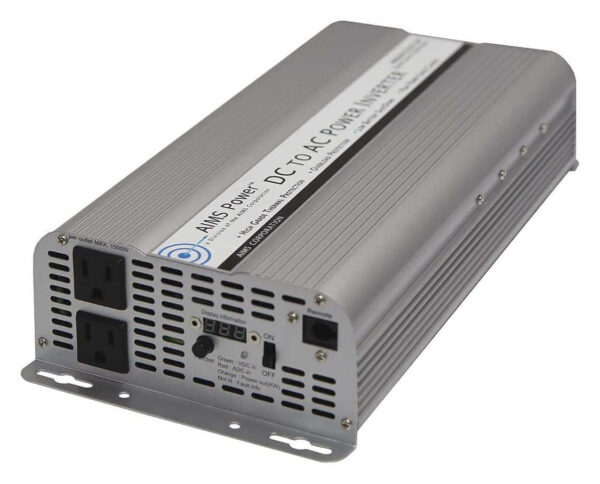 Aims Power Power Inverter, 2500W, 24VDC to 120VAC PWRINV250024W