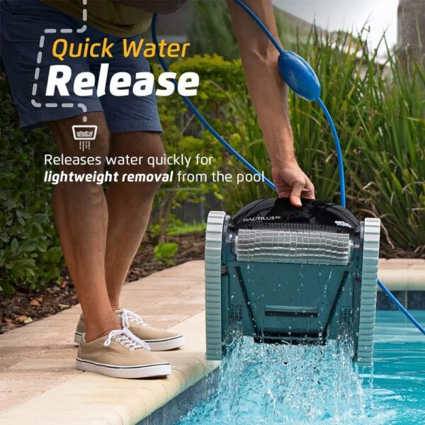 cb821642a1074553b14c5af22c7f6531 Robotic Pool Vacuum Cleaner All Pools up to 33 FT – Wall Climbing Scrubber Brush