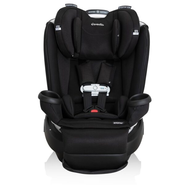 Revolve360 Extend Convertible Car Seat with 360 Degree Rotation, Extended Rear-Facing, Forward-Facing, Booster Mode, and Secure Latch Install, Revere Gray