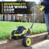 RY40760-AC 40V HP Brushless 9 in. Edger w/ Extra Edger Blade, 4.0 Ah Battery and Charger