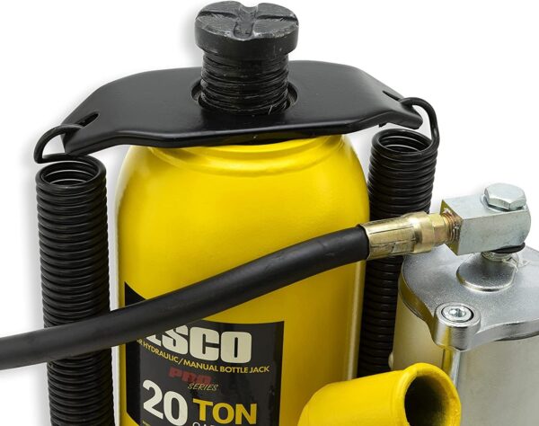 cc51a702a35040a1ac5132e9900926ef ESCO 30 Ton Pro Series Air Hydraulic Bottle Jack – Heavy Duty Lifting for Automotive and Industrial Use