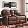 77.95” Pillow Top Arm Reclining Loveseat