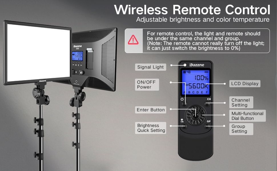 bi color video light