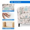 Indoor Contemporary Fabric Club Chair