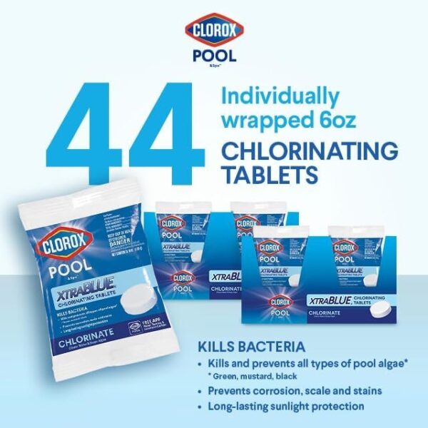 cda571123f37423b9f34d300b467ccd5 Plus 3” Chlorinating Tablets, Individually Wrapped, Kills Bacteria & Stops Algae (35 LB)