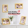 15.6′′ Digital Picture Frame, 64GB 1920 x 1080 IPS Touch Screen Electronic Photo Frame, Pre-Load Photo Gift Mode Without Open Package, Auto-Rotate, Wall/Table Mountable, App Share Photos, Black