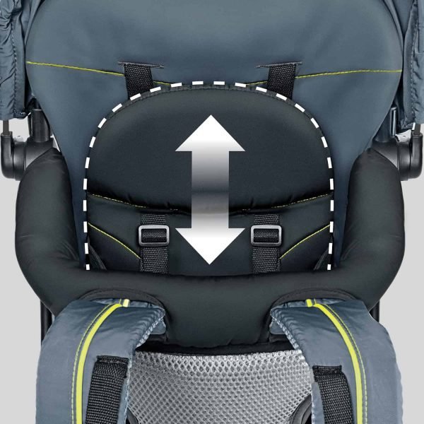 Chicco SmartSupport Aluminum Frame Backpack Carrier, Lightweight Baby Backpack Carrier | Solar/Grey New Model