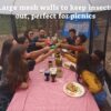 Magnetic Screen House, Magnetic Screen Shelter for Camping, Travel, Picnics, Tailgating, and More