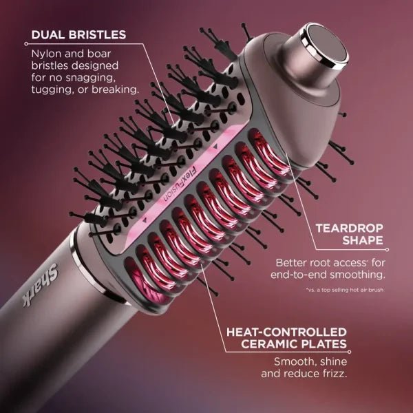 Shark FlexFusion Straight Air + Ceramic Styling Drying System with Scalp Shield Mode Cosmic Blush