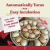 Harris Farms Nurture Right Egg Incubator for Hatching Chicks – Holds 22 Eggs