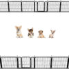 FXW Rollick Dog Playpen for Yard, RV Camping, 32 inch 8 Panels for Small and Medium Dogs│Patented