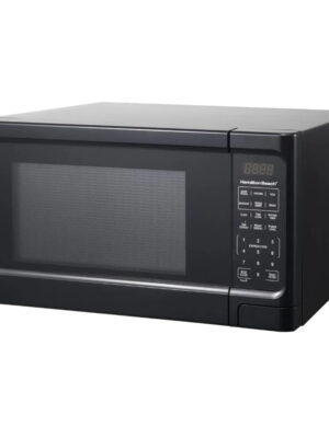 Hamilton Beach 1.1 Cu. Ft. Sleek Black Digital Microwave – Effortless Touchpad Controls