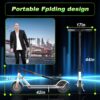 Electric Scooter – 8.5′′ Solid Tires, 350W Motor, Up to 19 MPH and 21-23 Miles Long-Range Portable Foldable Commuting Scooter for Adults with Double Braking System and App