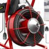 Electric Drain Cleaner Machine by [Brand], 75 Ft x 3/8 Inch, Fits 1-4 Inch Pipes, Portable with 4 Cutters, Powerful Plumbing Tool for Clogs