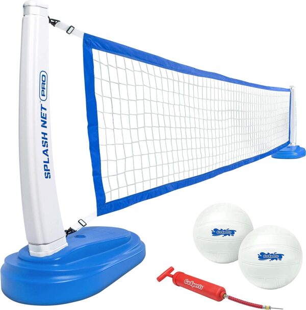 Volleyball Net Includes 2 Water Volleyballs and Pump