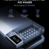 Car Refrigerator, 40 Qt(38L) Portable Refrigerator, Electric Cooler with Ice Maker, Dual Zone WIFI APP Control(-13°C~50°C), 12/24V DC/AC For Camping, Travel, Fishing, Outdoor, Truck