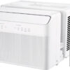 8,000 BTU U-Shaped Smart Inverter Air Conditioner – Cools up to 350 Sq. Ft., Ultra Quiet with Open Window Flexibility, Compatible with Alexa, 35% Energy Savings, Remote Control (Renewed)