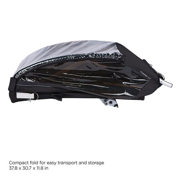d102027167f24cc08671e0255fcf7498 2-Seat Bicycle Trailer and Stroller – Black