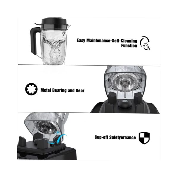 d125a570ee964988b24333d5cc3efcb8 Professional Blender with 1450-Watt Motor & 68 oz Dishwasher-Safe Total Crushing Pitcher, Black