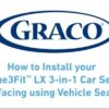 Graco True3Fit LX 3-in-1 Car Seat, Fits 3 Car Seats Across, Bates
