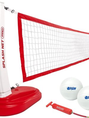 Volleyball Net Includes 2 Water Volleyballs and Pump