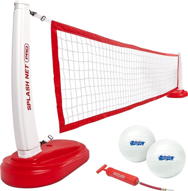 Volleyball Net Includes 2 Water Volleyballs and Pump