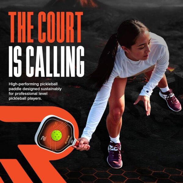 PRO Pickleball Paddles l Pure or Reach l Made with Volcanic Rock l Spin + Power+ Control l USA Tournament Approved l Premium Pickleball Paddle Made in USA l LavaFLXTM Face l 16mm Honeycomb Core