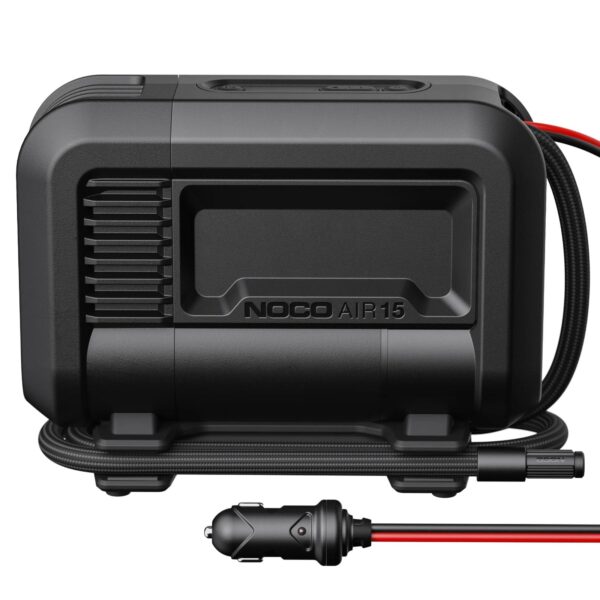 d229deb12bac4828ad49ee72e7783630 UltraFast 15A Tire Inflator, 12V Portable Air Compressor Pump, Rated at 80 PSI, Inflates Tires from 0-40 PSI in 2.9 Minutes with a Digital Gauge, Smart Pressure and Auto-Shutoff