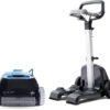 Robotic Pool Vacuum Cleaner All Pools up to 33 FT – Wall Climbing Scrubber Brush