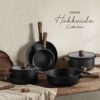 CAROTE 16pcs Pots and Pans Set Non Stick, Nonstick Kitchen Cookware Sets, Black