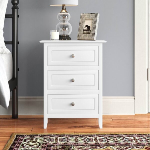 d2f547e77a5d41899eb428708a2e7cc5 Solid + Manufactured Wood Nightstand