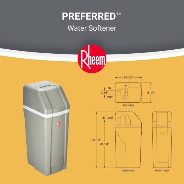 Rheem RHS32 Preferred 32,000 Grain Water Softener