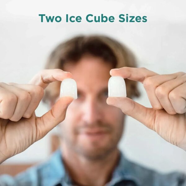 Smart Countertop Ice Maker, Compact Wi-Fi Ice Maker with App Control, 9 Cubes in 6 Mins, 26 lbs per Day