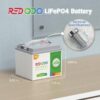 Redodo Portable 12V 50Ah LiFePO4 Lithium Battery 4000-8000 Cycles 10-Year lifetime, Perfect for RV, Camper, Security Devices