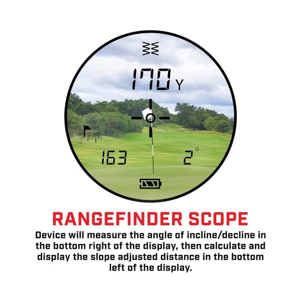 Callaway 300 Pro Laser Rangefinder, Slope Measurement