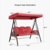 Porch Swing with Canopy