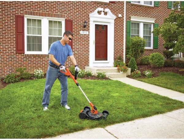BLACK+DECKER Combination String Trimmer, Lawn Mower, and Edger, Cordless 3-in-1