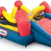 Little Tikes Jump ‘n Slide Inflatable Bouncer Includes Heavy Duty Blower With GFCI, Stakes, Repair Patches, And Storage Bag, for Kids Ages 3-8 Years