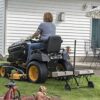 Agri-Fab 45-0543 100 lb. Tow Spiker/Seeder/Spreader, Black & 40-Inch Tine Tow Dethatcher 45-0294,Black