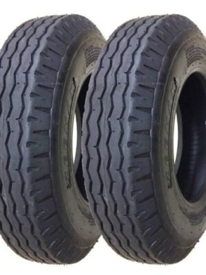 Zeemax Heavy Duty Highway Trailer Tires 8-14.5 14PR Load Range G Set 2