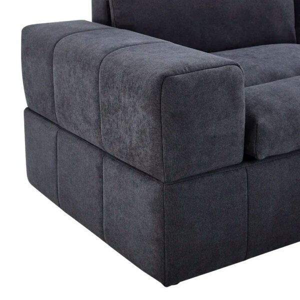 d693675f3cd54f5597b33eb61645786c 134′′ Wide Reversible Modular Sectional with Ottoman