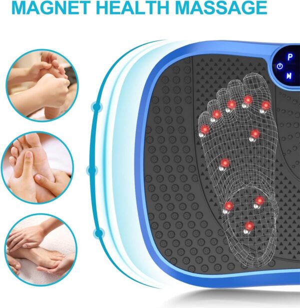 d76d40931b1c4ca290c24253c8aeed13 Vibration Plate Fitness Platform Exercise Machine Vibrating Lymphatic Drainage Shaking Full Body Shaker Workout Vibrate Stand Shake Board Sport Gym for Weight Loss Fat Burner for Women Men