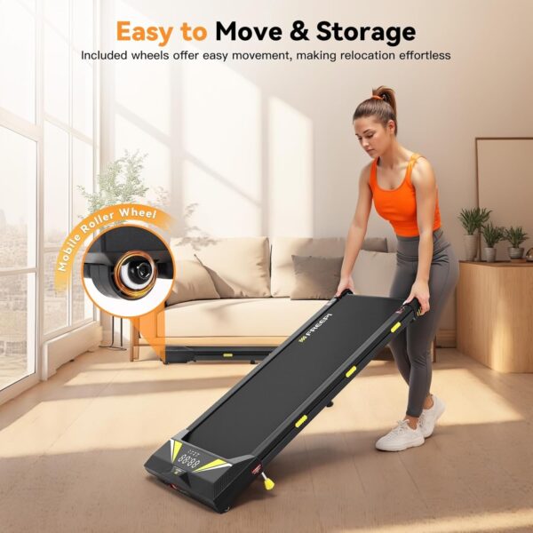 d7825253a4b54ed887b75bb9aa26bd0e Walking Vibration Pad with APP, 3 in 1 Under Desk Treadmill, 2.5HP Low Noise Walking Treadmill Pad with Remote Control,Portable Treadmills for Home Office