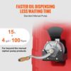 16 Gallon Fuel Caddy, 7.8 L/Min, Portable Gas Storage Tank Container