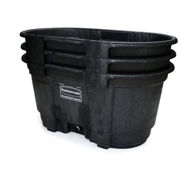 d814600185374f8f925b462ede97231a Rubbermaid Commercial Products Stock Tank, 100-Gallons, Structural Foam, Heavy Duty Container