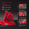 Big Red ATZ729912R 3-Ton Floor Jack with Dual Piston Speedy Lift