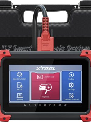 D7 Automotive OBD2 Scanner with ECU Coding, Bidirectional Controls, 36+ Resets, Android 10, Full System Diagnostics, 3-Year Updates