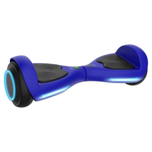FX3 Hoverboard Blue – 6.5′′ LED Wheels, 200W Motor, UL2272 Certified, Up to 6.2mph for Kids & Adults